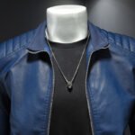 Men's Leather Motorcycle Jacket Thin Coat - Image 3