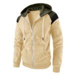 Men's Zipper Hooded Jackets for Autumn/Winter Casual Look