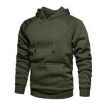 Solid Color Men's Hip Hop Hoodie for Spring and Autumn