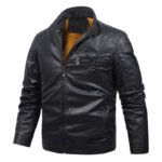 Men's Velvet Thickened Stand Collar - Image 2