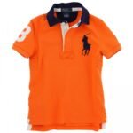 Fine Quality Orange Polo Shirts Tops all GSM & Designs on Order