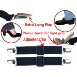 Adjustable Motorcycle Boot Straps with Clips