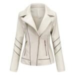 Designer Leather Blazer for Women: Stylish, Adjustable, and Protective