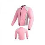 Designer Motorbike Jacket: Women's Leather Blazer with Adjustable Fashion Protection