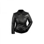 Ladies Fashionable Leather Protection Blazer Coat Jacket Adjustable