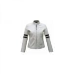Designer Leather Blazer for Women: Stylish, Adjustable, and Protective - Image 4