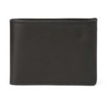 Heritage Black Leather Bifold Wallet – Timeless Slim Card & Cash Holder (Handmade)