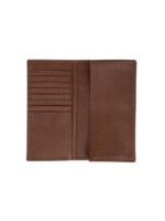 Heritage Voyager Leather Long Wallet – Elegant Slim Cash & Card Organizer (Handmade)