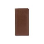 Heritage Voyager Leather Long Wallet – Elegant Slim Cash & Card Organizer (Handmade)