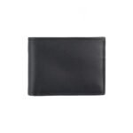 Noir Legacy Leather Bifold Wallet – Sophisticated Slim Card & Cash Holder (Handmade)