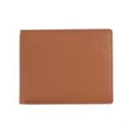 Golden Oak Leather Bifold Wallet – Premium Classic Card & Cash Holder (Handmade)