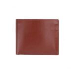 Vintage Amber Leather Bifold Wallet – Classic Everyday Card & Cash Holder (Handmade)