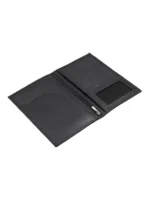 Eclipse Elite Leather Vertical Wallet – Premium Slim Card & Cash Organizer (Handmade)