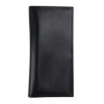 Onyx Prestige Leather Long Wallet – Slim Executive Cash & Card Organizer (Handmade)