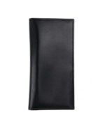 Onyx Prestige Leather Long Wallet – Slim Executive Cash & Card Organizer (Handmade)