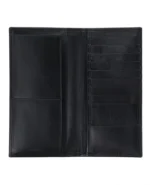 Onyx Prestige Leather Long Wallet – Slim Executive Cash & Card Organizer (Handmade)