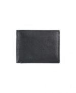 Midnight Pebble Leather Bifold Wallet – Classic Textured Card & Cash Holder (Handmade)