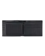 Midnight Pebble Leather Bifold Wallet – Classic Textured Card & Cash Holder (Handmade)