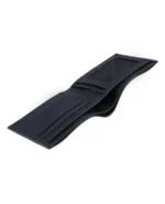 Signature Noir Leather Bifold Wallet – Premium Minimalist Card & Cash Holder (Handmade)