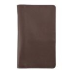 Mahogany Essence Leather Vertical Wallet – Classic Slim Cash & Card Organizer (Handmade)