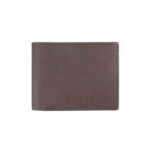 Sapphire Texture Leather Bifold Wallet – Refined Crosshatch Card & Cash Holder (Handmade)