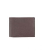 Sapphire Texture Leather Bifold Wallet – Refined Crosshatch Card & Cash Holder (Handmade)