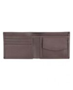 Sapphire Texture Leather Bifold Wallet – Refined Crosshatch Card & Cash Holder (Handmade)
