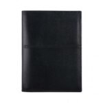 Noir Horizon Leather Vertical Wallet – Premium Slim Cash & Card Organizer (Handmade)