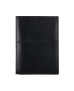 Noir Horizon Leather Vertical Wallet – Premium Slim Cash & Card Organizer (Handmade)
