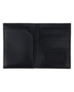 Noir Horizon Leather Vertical Wallet – Premium Slim Cash & Card Organizer (Handmade)