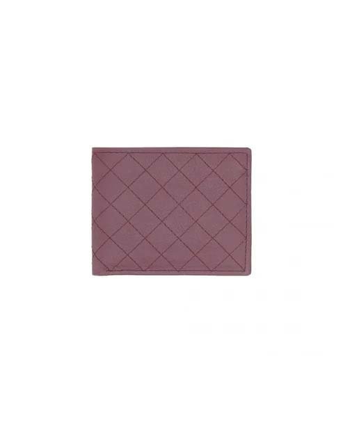 Bordeaux Diamond Leather Bifold Wallet – Quilted Luxury Card & Cash Holder (Handmade) Bordeaux Diamond Leather Bifold Wallet – Quilted Luxury Card & Cash Holder (Handmade)