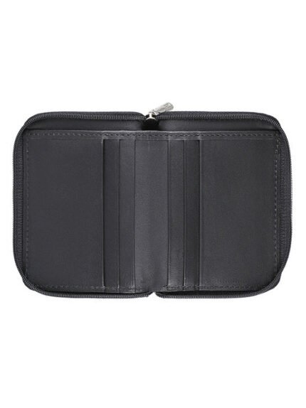 Executive Zip Around Leather Wallet – Secure Premium Card & Cash Organizer (Handmade)