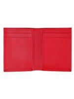 Crimson Elite Leather Trifold Wallet – Premium Compact Card & Cash Holder (Handmade)