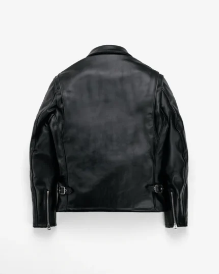 Heritage Naked Cowhide Rider Jacket with Split Collar