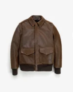 Lightweight Leather Aviation Jacket