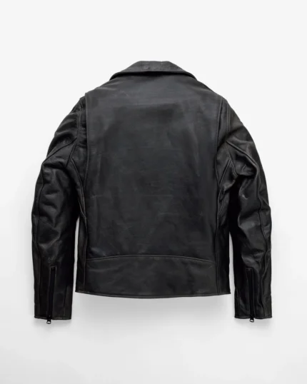 Heritage Pull-Up Cowhide Leather Jacket