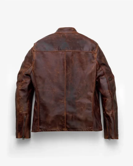 Heritage Oiled Nubuck Café Racer Jacket