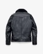 Rustic Cowhide Ranch Leather Jacket