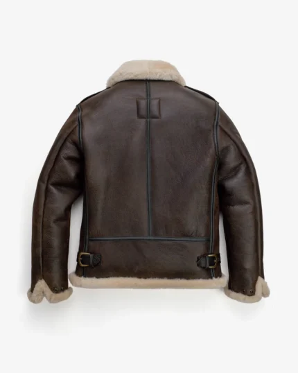 Heritage Shearling Flight Jacket with Cowhide Accents