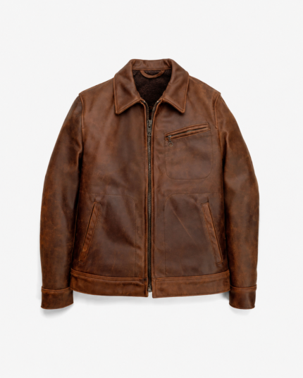 Heritage Lightweight Cowhide Trucker Jacket