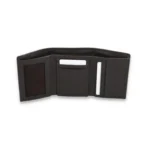 Urban Slate Leather Vertical Wallet – Compact Premium Card & Cash Holder (Handmade)