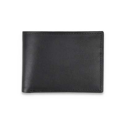 Shadow Luxe Leather Bifold Wallet – Refined Minimalist Card & Cash Holder (Handmade)