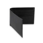 Shadow Luxe Leather Bifold Wallet – Refined Minimalist Card & Cash Holder (Handmade)
