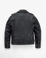 Vintage Fitted Leather Rider Jacket