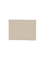 Ivory Essence Leather Bifold Wallet – Elegant Slim Card & Cash Holder (Handmade)